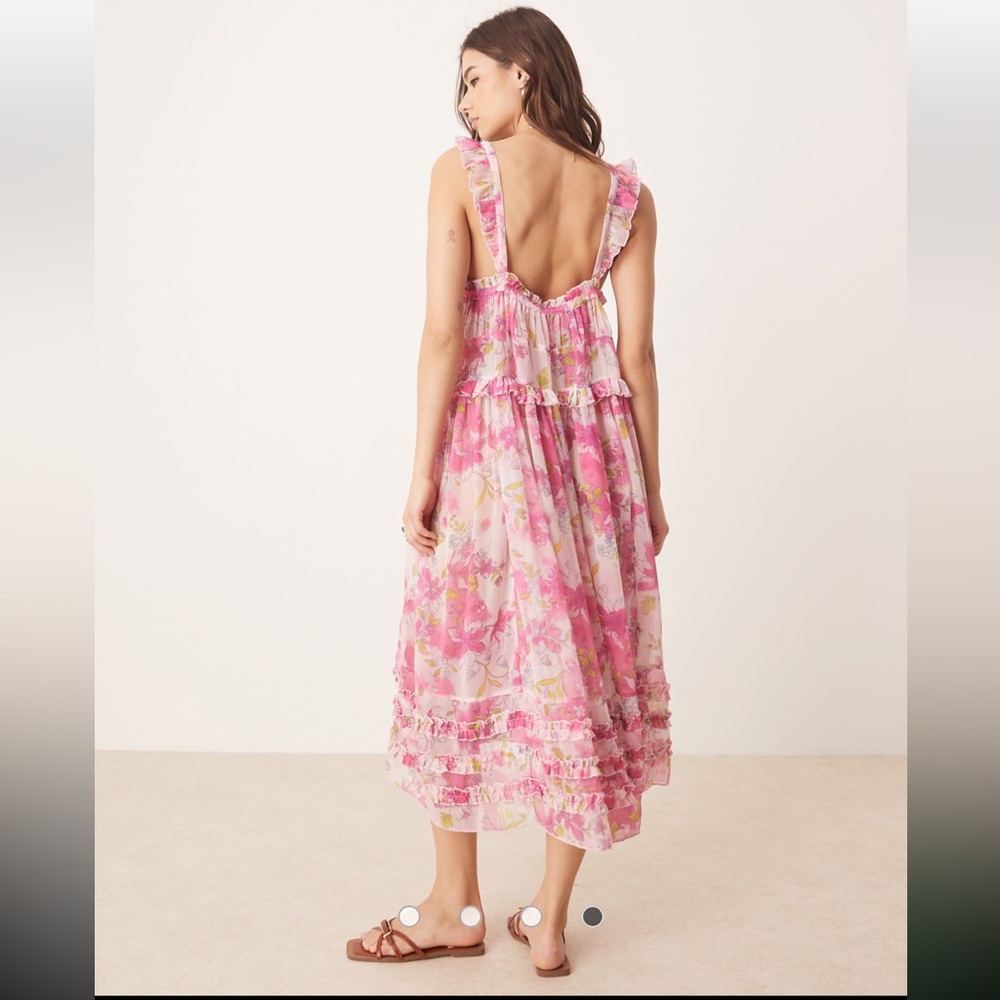 free people Moon Phase Printed Midi Dress - Picture 4 of 7